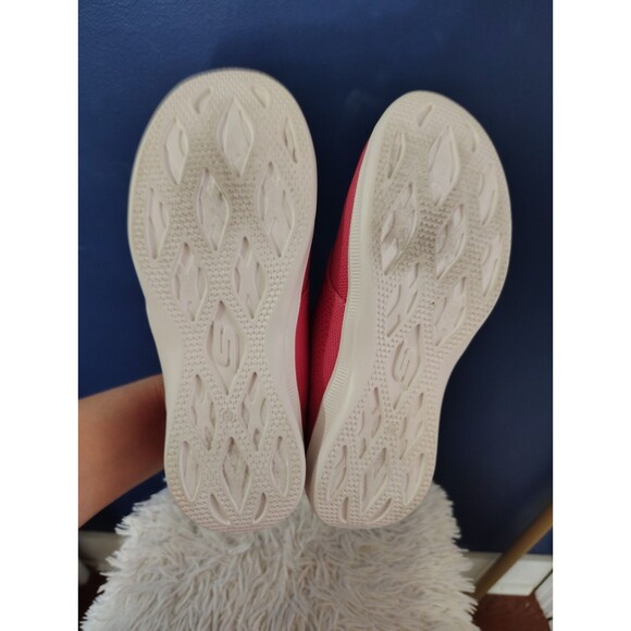 Skechers Sport Women’s Size US 8.5 Lace Up Pink Slip On Sneakers - Picture 3 of 8